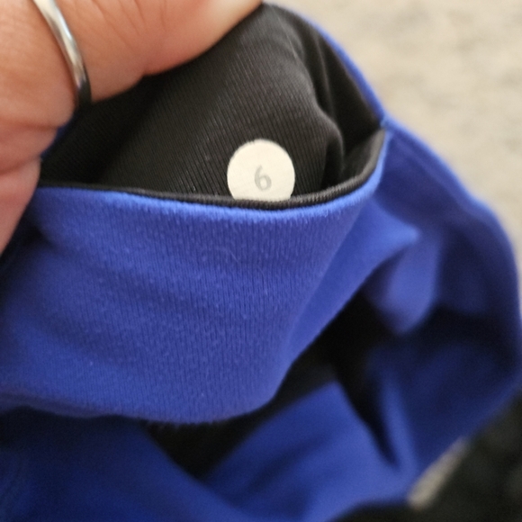 Lululemon Womens Black & Blue Groove Flared High Rise Yoga Stretch Legging 6 - Picture 8 of 11